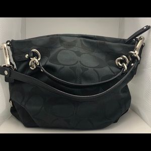 Coach Signature Sateen Brooke Black F17183